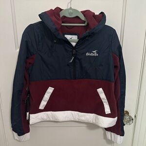 Hollister Cropped Hoodie - Size Small